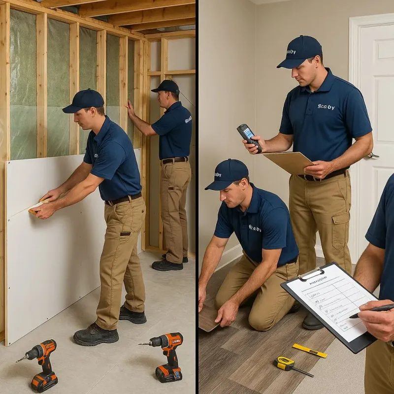 Repairs and Reconstruction process in Rockford, OH